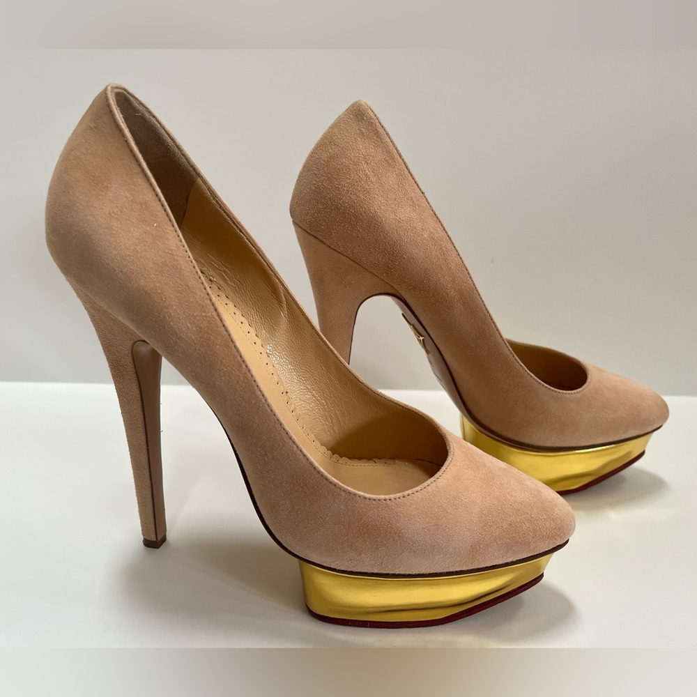 CHARLOTTE OLYMPIA DOLLY PUMPS Size 38.5
